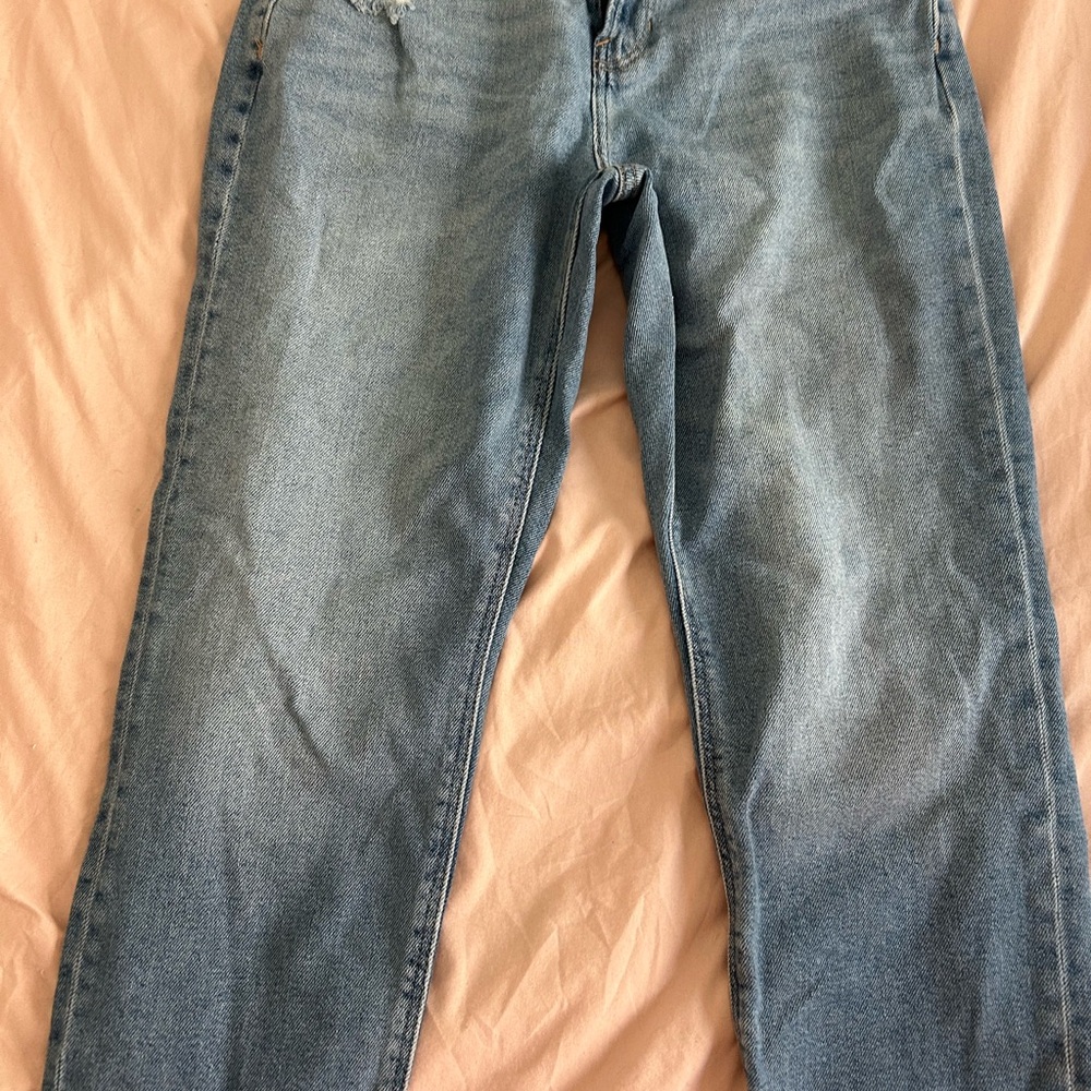 American Eagle Outfitters Light Blue Straight Jeans